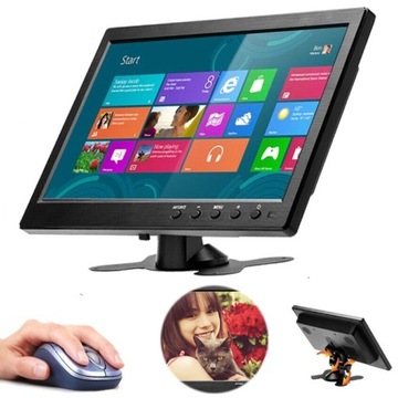 АВТОМОБИЛЬНЫЙ МОНИТОР 10,1-дюймовый HD 1080P HDMI,VGA,AV1,AV2 КОМПЬЮТЕРНЫЙ МОНИТОР