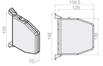 БЕЛЫЙ втягивающий механизм для ЛЕНТЫ/РЕМЕНИ ДЛЯ ВНЕШНИХ РОЛЛЕТНИЦ PORTOS