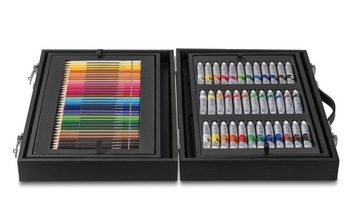 ZESTAW ARTYSTYCZNY W WALIZCE CRELANDO 174 SZTUKI