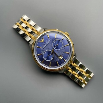 ZEGAREK MĘSKI EMPORIO ARMANI AR1847 ELEGANCKI ORYG