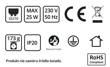 Lampa Ścienna Kinkiet Plafon Tuba Metal SPOT LED GU10 Róż Ruchoma Halogen