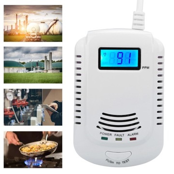 Сигнализация утечки газа с динамиком и световым индикатором.