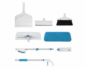 MultiSprayMop + Zmiotka z szufelką + Myjka do okie