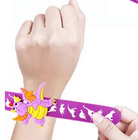 БРАСЛЕТ БРАСЛЕТ ЦВЕТ ДИНОЗАВРЫ ДЕТСКИЕ УКРАШЕНИЯ