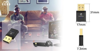B0310 Bluetooth-аудиопередатчик USB-C 5.0 aptX 20 м