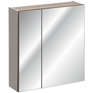 Szafka z Lustrem 80 cm SANTA FE TAUPE 84-80
