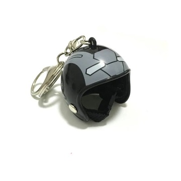 Car Motorcycle Motor Bicycle Crash Helmet Key Fob Chain Ring Keychain