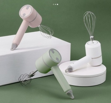 МИНИ-РУЧНОЙ КУХОННЫЙ МИКСЕР БЕСПРОВОДНОЙ USB ВЗБИВАТЕЛЬ МОЛОКА КОФЕ 3в1
