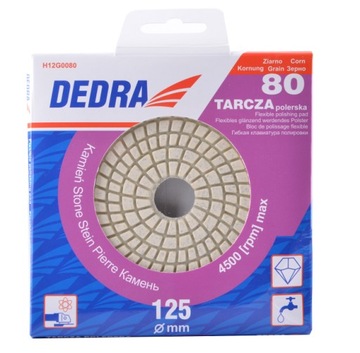 АЛМАЗНЫЙ ПОЛИРОВАЛЬНЫЙ ДИСК DEDRA GR 80 125 мм