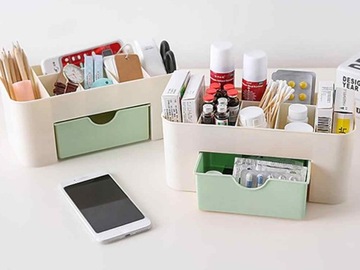 ЯЩИК ОРГАНАЙЗЕРА ДЛЯ КОСМЕТИКИ ЗЕЛЕНЫЙ (90) GAB_B