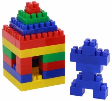 НАБОР СТРОИТЕЛЬНЫХ БЛОКОВ ПРЕМИУМ В СУМКЕ 100 шт.