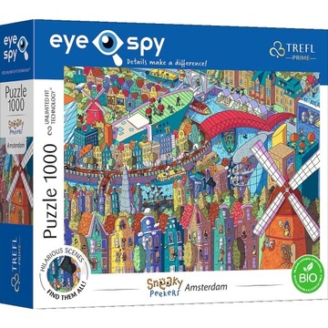 Puzzle 1000 el TREFL Eye Spy Amsterdam Holandia