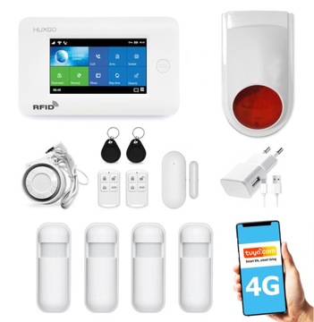Alarm bezprzewodowy LTE 4G zestaw GSM WiFi TUYA PL