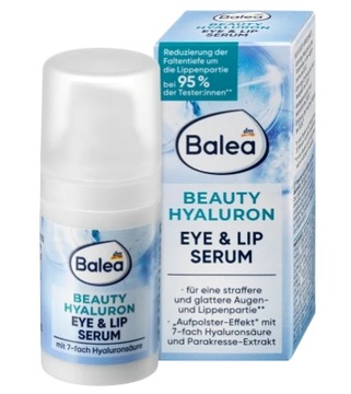 Balea, Beauty Hyaluron, Serum do oczu i ust, 15ml