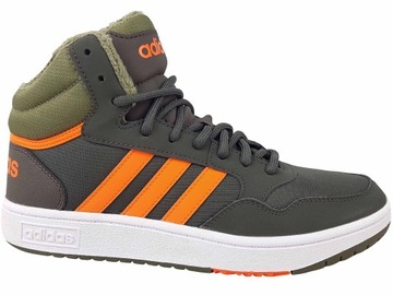 ADIDAS HOOPS MID GW4486 WYSOKIE ZIELONE OCIEPLANE