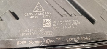 AUDI R8 4S FULL LED MATRIX SVĚTLO PŘEDNÍ PRAVÁ KOMPLETNÍ