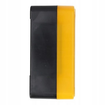 ПАНЕЛЬ УПРАВЛЕНИЯ ПУСТАЯ, 2 КНОПКИ, ОТВЕРСТИЯ, ЖЕЛТЫЙ