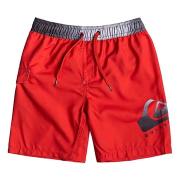 QUIKSILVER CZERWONE KĄPIELÓWKI LOGO (12L)