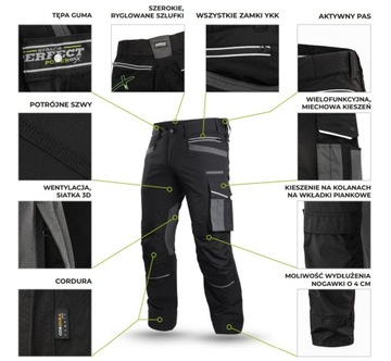 БРЮКИ STALCO STRETCH LINE ЧЕРНЫЕ M 50 S-79263