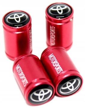 КЛАПАНОВЫЕ КРЫШКИ TOYOTA MOTORSPORT, КРАСНЫЕ, 4 ​​ШТ.