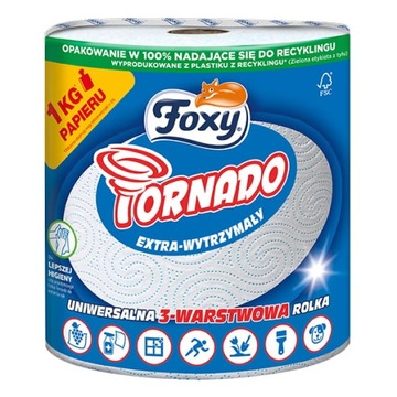 RĘCZNIK PAPIEROWY TORNADO 3 WARSTWOWY 300 LISTKÓW