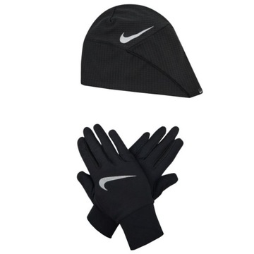 Zestaw czapka i rękawiczki Nike Wmns Essential Running Hat-Glove Set N10005