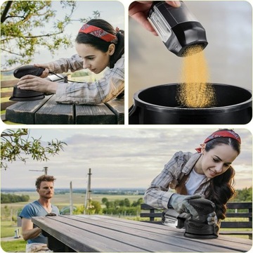 КОЛЕБАТЕЛЬНАЯ ЭКСЦЕНТРИЧЕСКАЯ ШЛИФОВАЛЬНАЯ МАШИНА 4 В 1 ПОЛИРОВАЛЬНАЯ МАШИНА