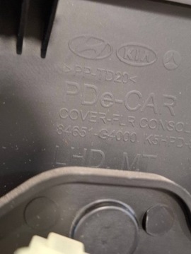 HYUNDAI I30 III POUZDRO RÁMEČEK ZVEDÁK PÁKY ŘAZENÍ 84651-G4000