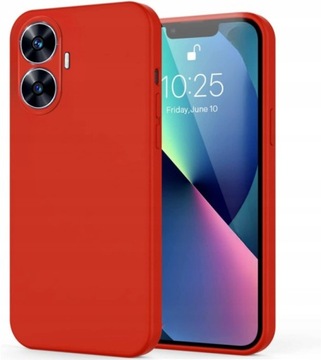 ЧЕХОЛ ДЛЯ REALME C55 СИЛИКОНОВЫЙ ЦВЕТ МЯГКИЙ ЧЕХОЛ + СТЕКЛО