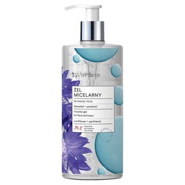 Vis Plantis Herbal Vital Care Żel Micelarny do twarzy i oczu Bławatek + Pan