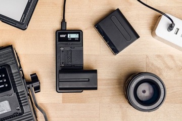 USB-зарядное устройство с ЖК-дисплеем для SONY NP FM50 F550 FM90 FM500H