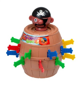 GRA PIRAT ZRĘCZNOŚCIOWA SZALONY W BECZCE PIRATA