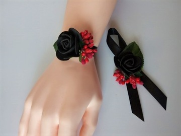 K20 _E * Kotylion korsarz na rękę ŚLUB STUDNIÓWKA