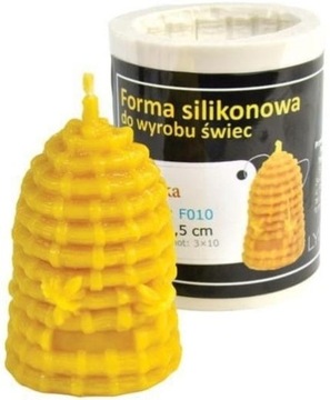 FORMA SYLIKONOWA DO ŚWIEC Kószka 7,5 cm F010