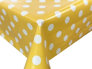 Клеенка для стола Клеенка в рулоне Yellow Dots Рулон 140 см х 20 м
