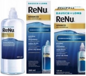 PŁYN DO SOCZEWEK RENU ADVANCED ZESTAW 360 + 120 ml