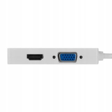 AUDA Adapter mini DisplayPort DP do HDMI VGA DVI