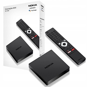 Nokia BOX 8010 4K Медиаплеер Android TV HDMI Chromecast USB