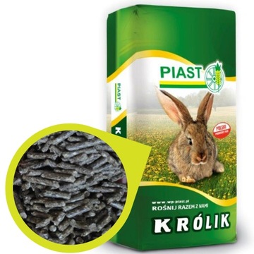 Pasza dla królików KRÓLIK TUCZ Piast25kg karma dla królików