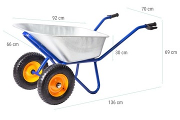 САДОВАЯ тачка Тачка STRONG 130л, двухколесная