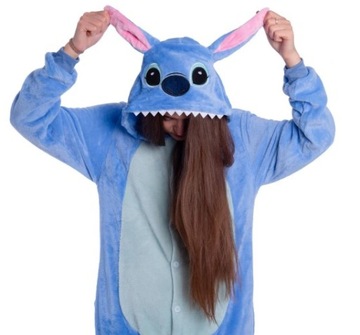 STITCH STICZ STICH PIŻAMA Kigurumi,S