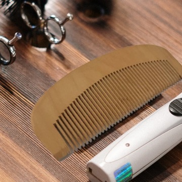 Деревянная расческа для бороды, усов и волос ЭКО 12х5 см.