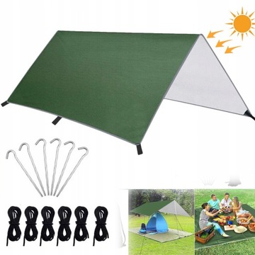 Водонепроницаемая термоткань для кемпинга TARP 3x3 м