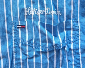 TOMMY HILFIGER DENIM STRIPE SHIRT AMERICAN Męska Koszula w Paski XL