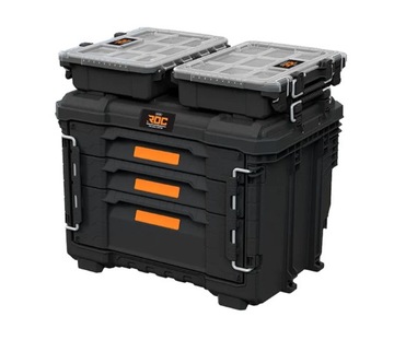 КОРОБКА KETER ROC PRO GEAR 2.0 С 3 ЖЕСТКИМИ ЯЩИКАМИ НОВИНКА