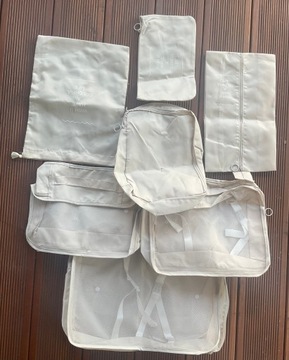 НАБОР ИЗ 7 УПАКОВОК-ОРГАНИЗАТОРОВ ДЛЯ ЧЕМОДАНА-ОРГАНИЗАТОРА