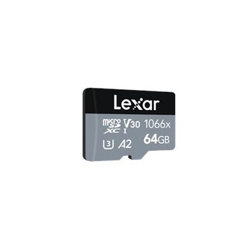 Lexar Professional 1066x UHS-I MicroSDXC, 64 ГБ, F