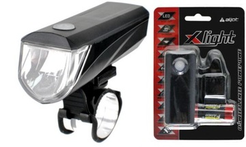 LAMPA PRZÓD ROWEROWA X-LIGHT 3W LED+ 4xAAA BATERIE