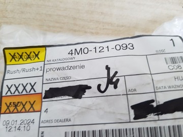 AUDI Q7 17^ DRŽÁKY ŽALUZIE CHLADIČŮ 4M0121093
