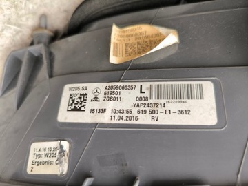 MERCEDES SVĚTLO C TŘÍDA 205 W205 A2059060357